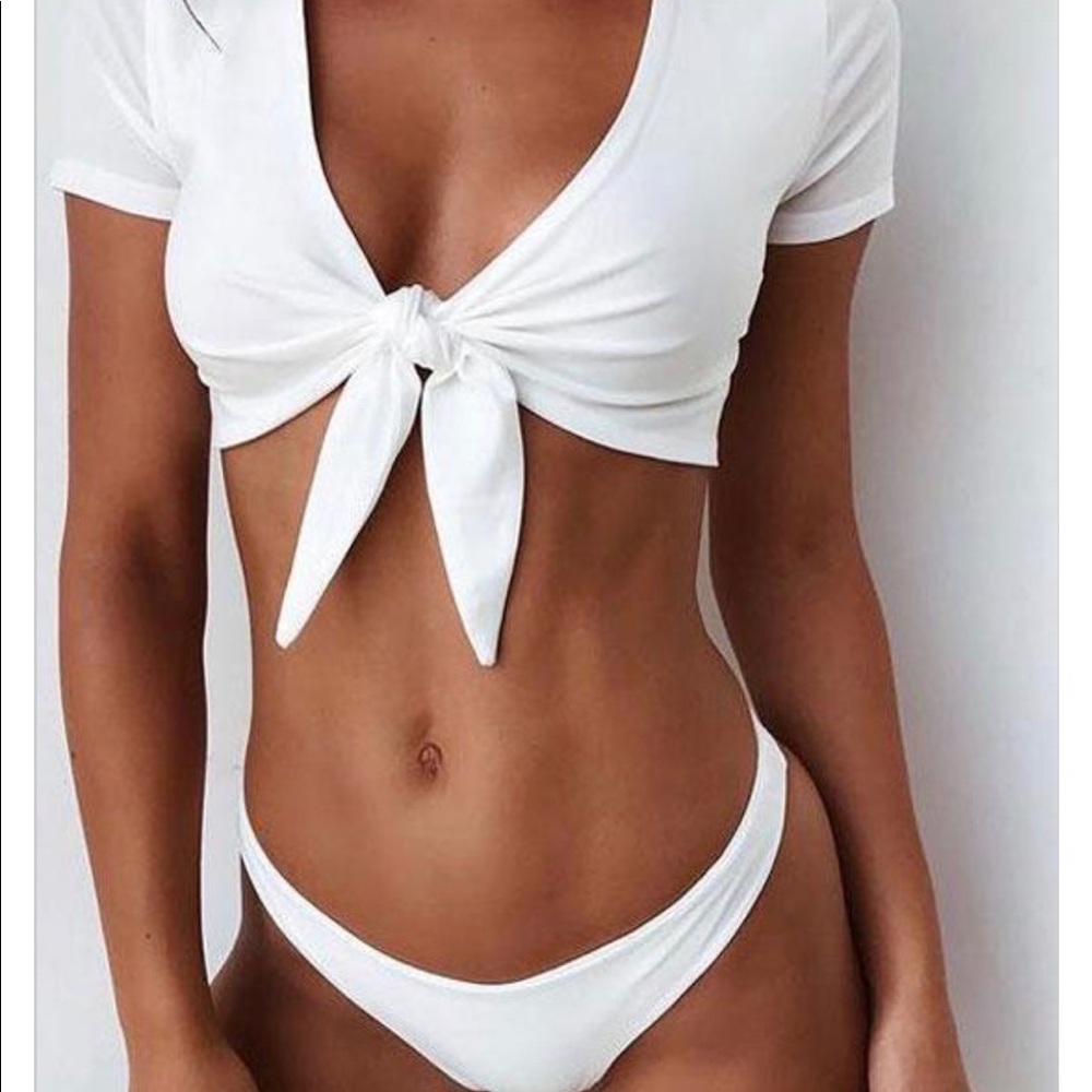 White bikini